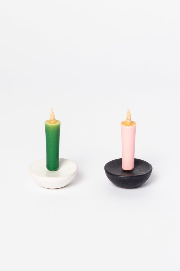 Rice Wax Earth Color Mini Candle Gift Set - Image 3