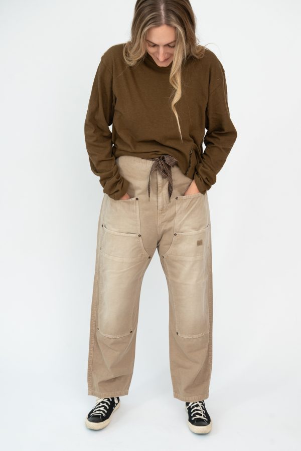 Gauze Jersey BISCUIT Pocket Long Sleeve T Shirt - Image 10