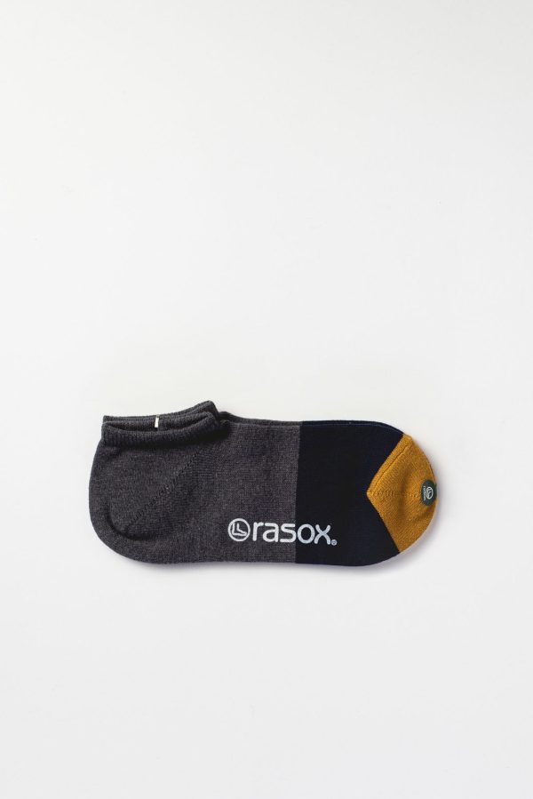 Linen Mix Ankle Socks, Grey