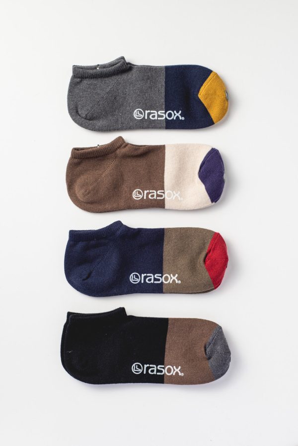 Linen Mix Ankle Socks, Grey - Image 2