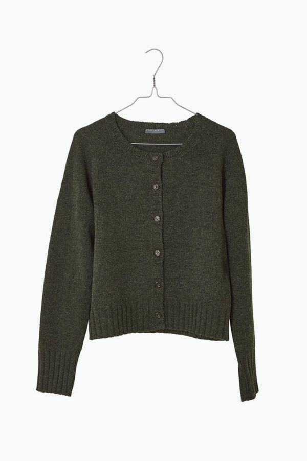 Raglan Cardigan Green - Image 2
